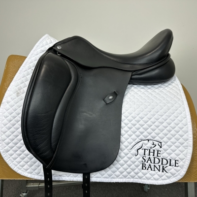 Image of 17.5 inch Ideal Technical and Traditional (T and T) Twinflap Dressage Black Adjustable