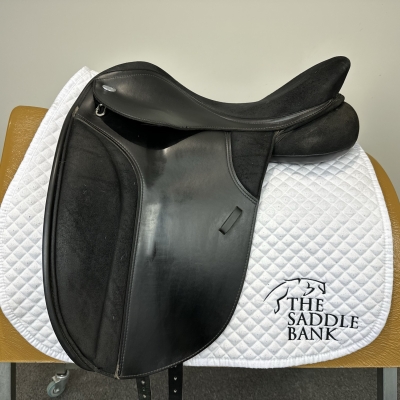 Image of 17.5 inch Thorowgood T4 High Wither Dressage HDM Black Adjustable