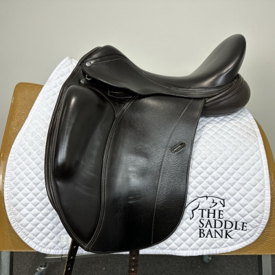 Image of 17.5 inch Loxley Dressage Monoflap Brown Medium Wide