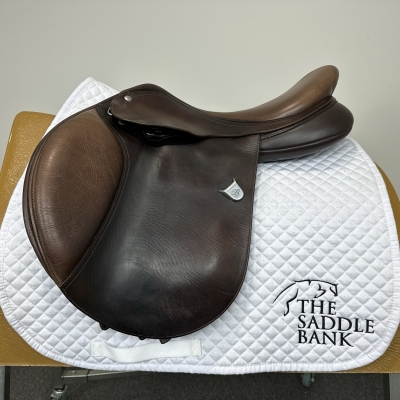 Image of 16.5 inch Bates Caprilli Close Contact Heritage Brown Adjustable