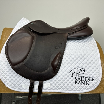 Image of 17.5 inch Arena Monoflap Jump Brown Adjustable