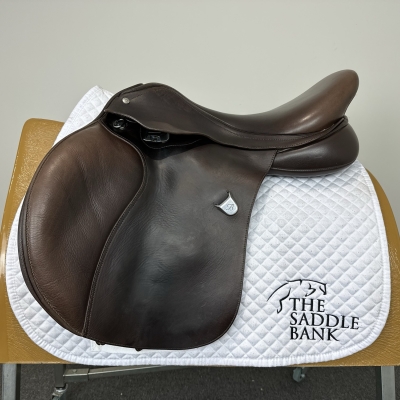 Image of 17.5 inch Bates All Purpose SC Square Cantle Heritage Brown Adjustable