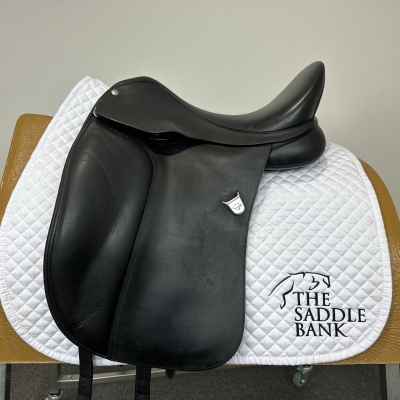 Image of 16 inch Bates Dressage Heritage Black Adjustable