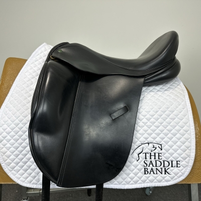Image of 17.5 inch Ideal Suzannah Dressage Black Extra Wide