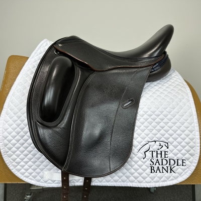 Image of 17 inch Loxley Dressage Monoflap Brown Wide