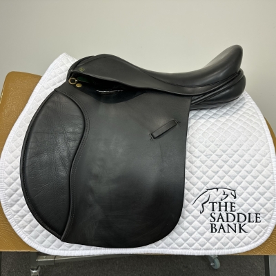 Image of 17 inch Ideal H & C Wide Seat GP Cut Black Extra Wide