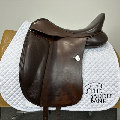 Image of 17 inch Bates Dressage Heritage Brown Adjustable