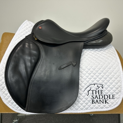 Image of 17 inch Jeffries Falcon Hawk Event High Wither Black Medium Wide