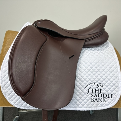 Image of 17.5 inch Cavaletti Collection Synthetic Dressage Brown Adjustable