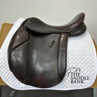 Image of 17.5 inch Pony Cob Horse Show Brown Wide