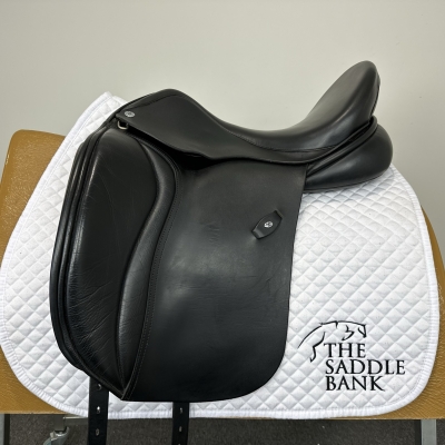 Image of 17.5 inch Ideal Technical and Traditional (T and T) Twinflap Dressage Black Adjustable