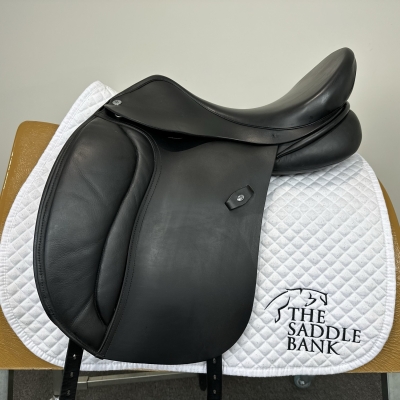 Image of 17.5 inch Ideal Technical and Traditional (T and T) Twinflap Dressage Black Adjustable
