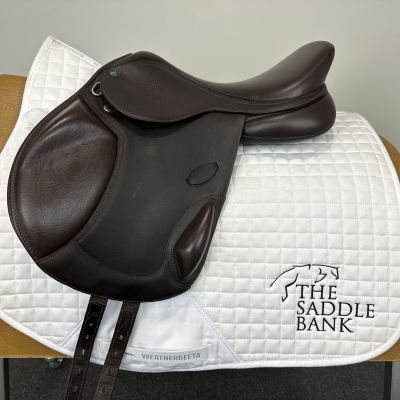 Image of 15 inch Arena Monoflap Jump Brown Adjustable