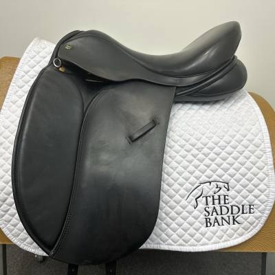 Image of 17 inch Ideal Jessica Dressage Black Wide