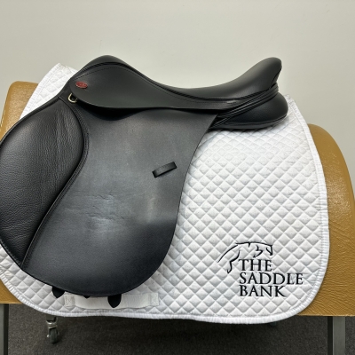 Image of 16.5 inch Kent and Masters Pony Club Long Leg MLL Black Adjustable