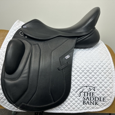 Image of 18 inch GFS Premier Dressage Deep Seat S810 Black Adjustable