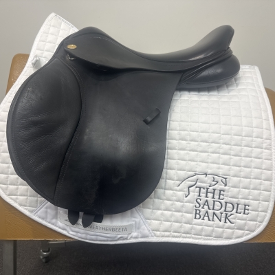 Image of 16 inch Kent and Masters Pony Club Long Leg MLL Black Adjustable