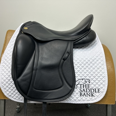 Image of 17.5 inch Chunky Monkey Galaxy Dressage Monoflap Black Wide