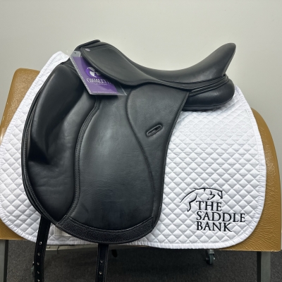 Image of 17 inch Cavaletti Collection Monoflap Dressage Black Adjustable