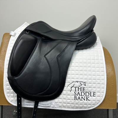 Image of 17 inch Ideal Technical and Traditional (T and T) Monoflap Dressage (Upgrade) Black Adjustable