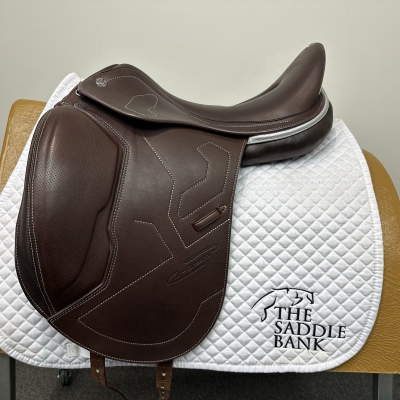 Image of 17 inch Prestige X-Breath Dressage Brown Extra Wide